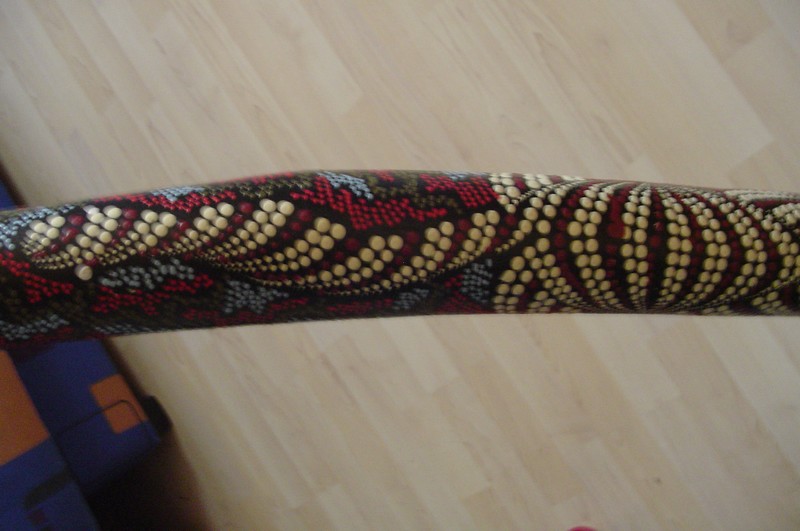 Le motif qui represente un genre de trotue avec un long cou!