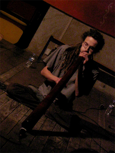 Gauthier durant la scène libre