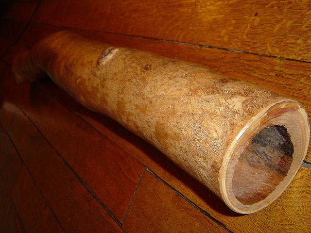 vu de derriere... c tout lisse a l'interieur.